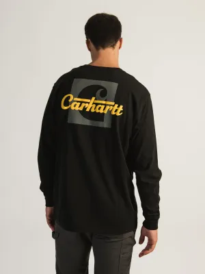 CARHARTT TK6040 LOOSE FIT HW LONG SLEEVE SCRIPT